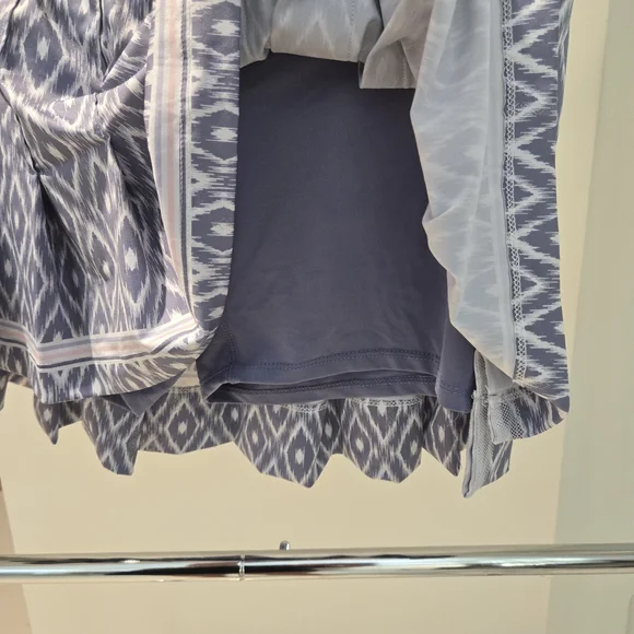 Lucky in Love Purple Patterned Mini Skirt - Picture 4 of 10